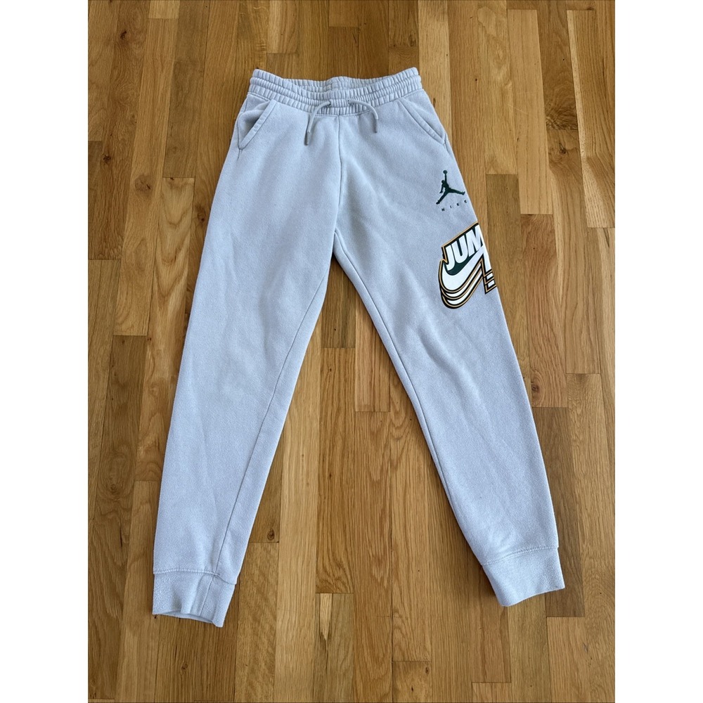 NIKE Air Jordan Jumpman Joggers Youth L (12-13)Big Logo ‎ Fleece Sweat Pants